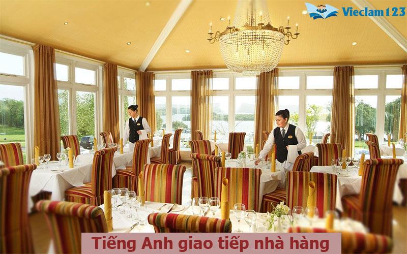 tiếng Anh giao tiếp nhà hàng