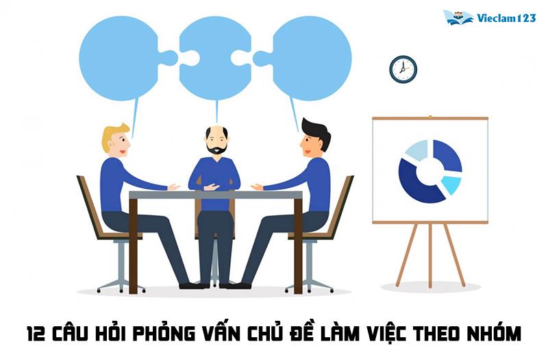 12 câu hỏi phỏng vấn chủ đề làm việc theo nhóm