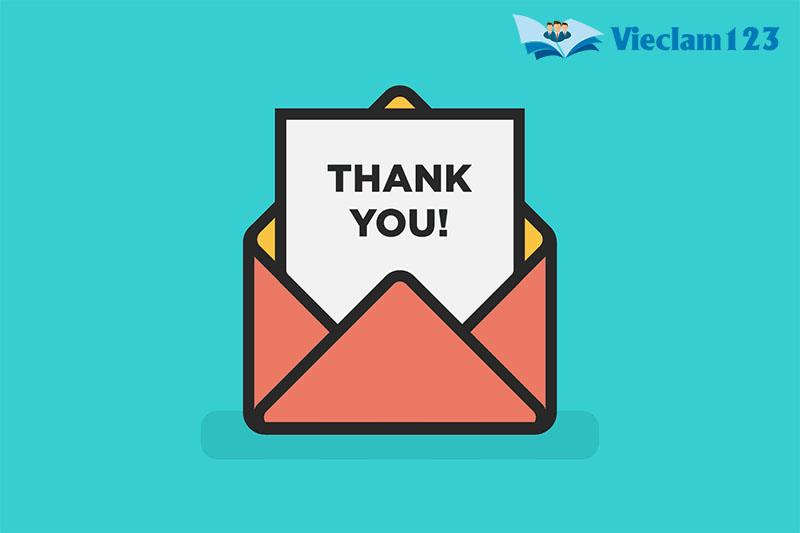 Thư cảm ơn bằng tiếng Anh