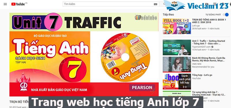 tiếng Anh lớp 7 tiếng Anh lớp 7