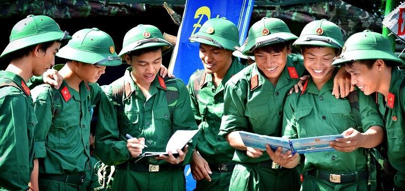 Đối tượng là quân nhân có trên 18 tháng hoàn thành tốt nghĩa vụ tại cơ sở đóng quân cũng được cộng điểm ưu tiên