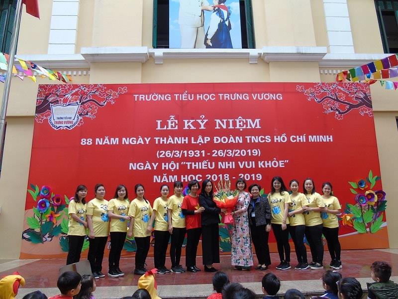 Ngày hội thiếu nhi vui khỏe của trường tiểu học Trưng Vương