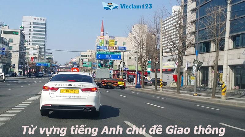 Từ vựng tiếng Anh chủ đề giao thông