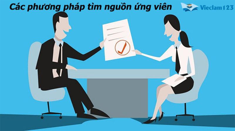 các phương pháp tìm nguồn ứng viên