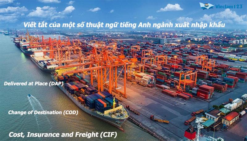 Từ vựng tiếng Anh ngành xuất nhập khẩu