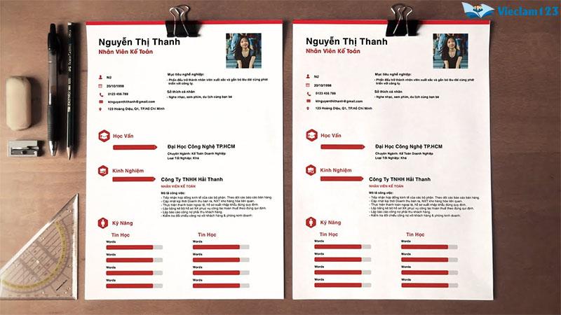 CV cho người chưa có kinh nghiệm