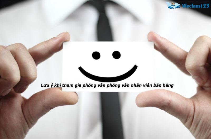 câu hỏi phỏng vấn nhân viên bán hàng
