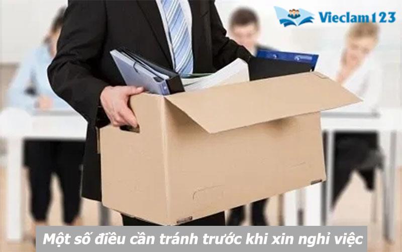 Cần làm gì trước khi xin nghỉ việc