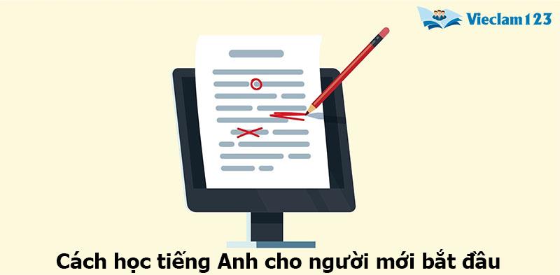 Cách học tiếng Anh cho người mới bắt đầu
