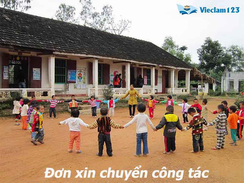 Đơn xin chuyển công tác