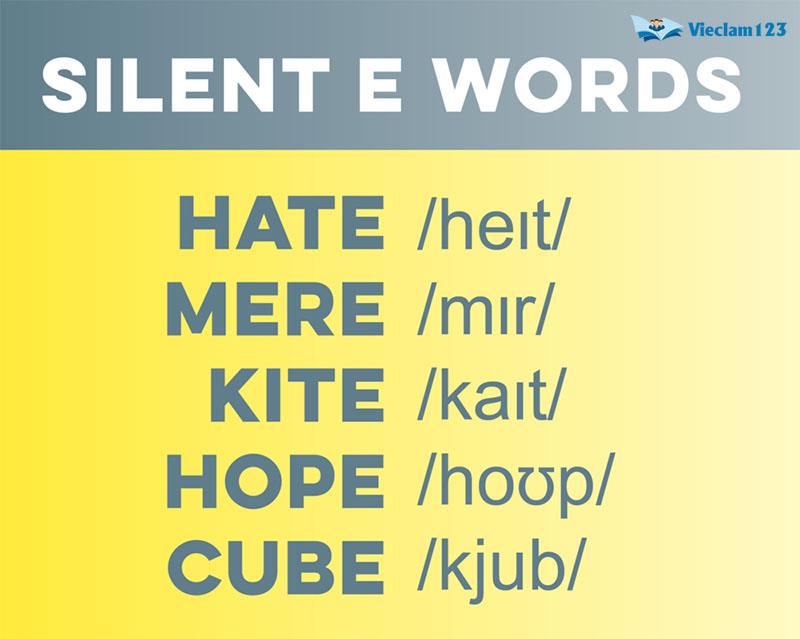 âm câm trong tiếng Anh