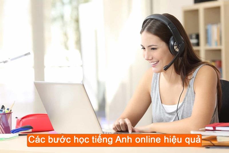 Các bước học tiếng Anh online hiệu quả Các bước học tiếng Anh online hiệu quả