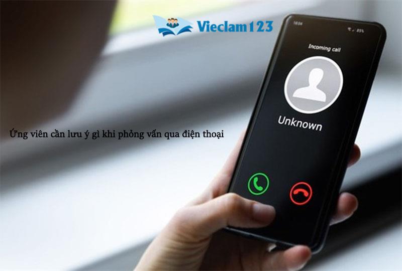 Cách phỏng vấn qua điện thoại 