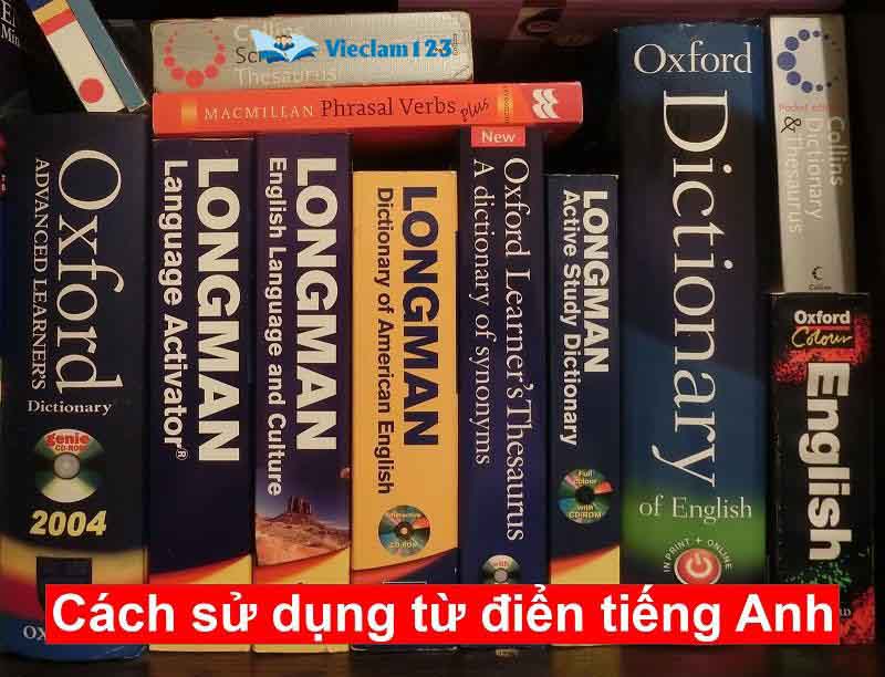 Cách sử dụng từ điển tiếng Anh
