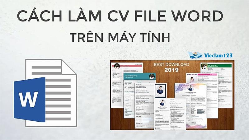 Cách tạo CV trên Word Cách tạo CV trên Word