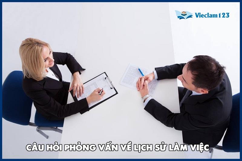 Các câu hỏi phỏng vấn về công việc trong quá khứ Các câu hỏi phỏng vấn về công việc trong quá khứ