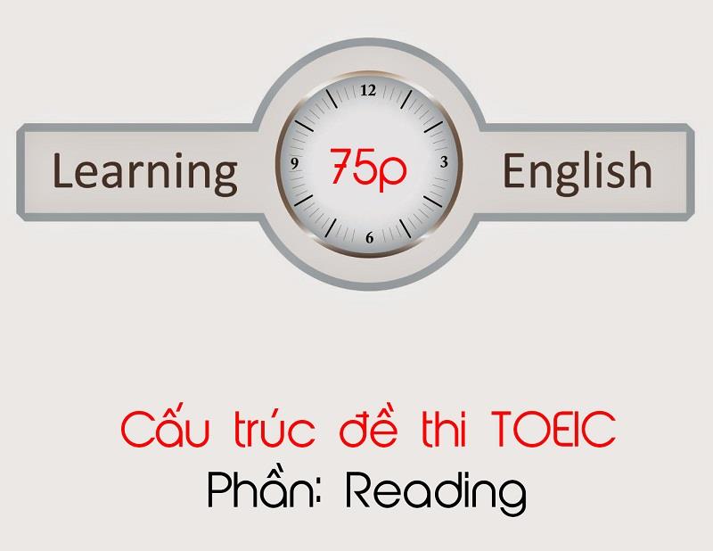 Cấu trúc đề thi TOEIC đề đọc Cấu trúc đề thi TOEIC đề đọc