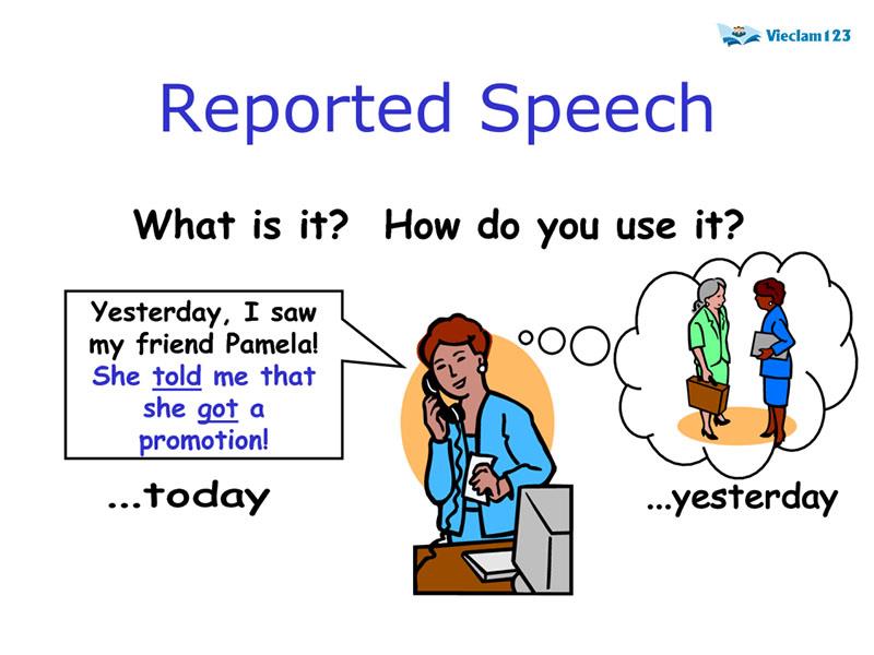 Câu trực tiếp câu gián tiếp trong tiếng Anh