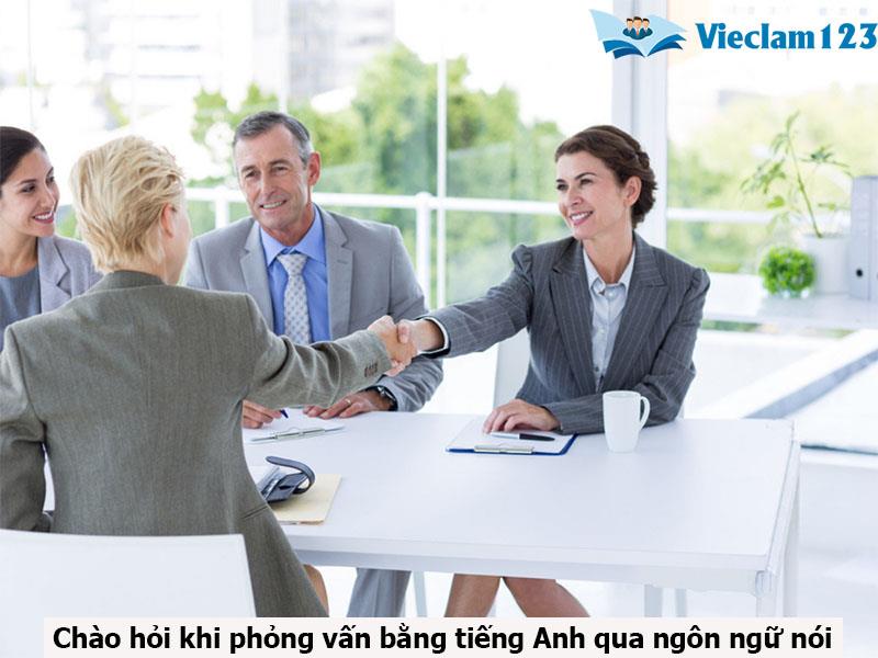  Chào hỏi khi phỏng vấn bằng tiếng Anh