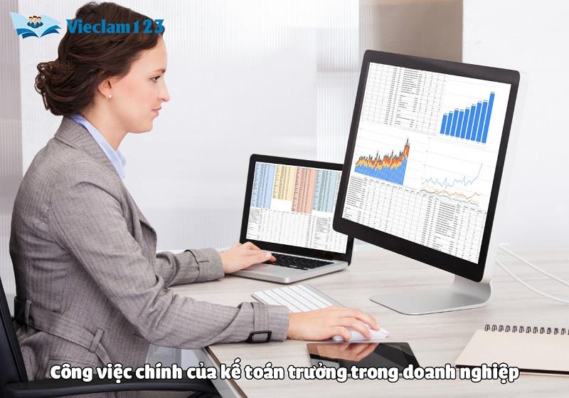 Công việc chính của kế toán trưởng trong doanh nghiệp