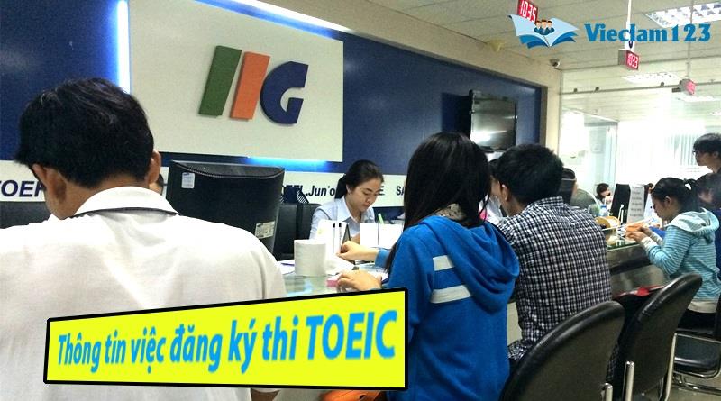Thông tin về đăng ký thi TOEIC