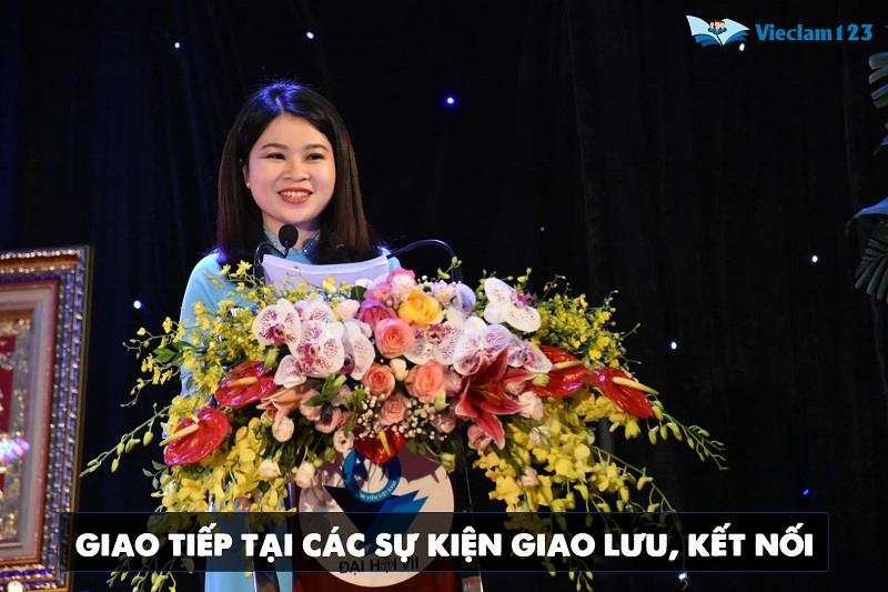 Giao tiếp tại các sự kiện giao lưu, kết nối