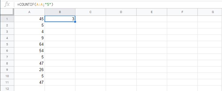 Cách sử dụng hàm COUNTIF trong excel