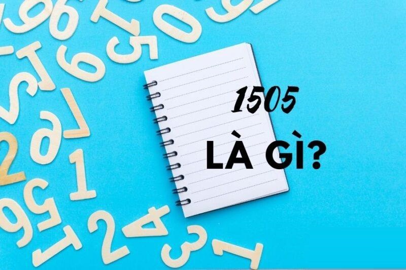 Giải đáp cho bạn về 1505 là gì