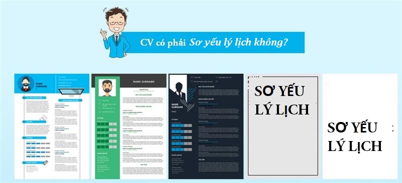 CV và sơ yếu lý lịch có phải là một loại giấy tờ hay không?