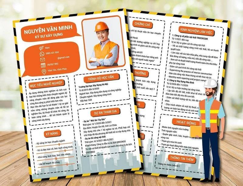 CV nhiều màu sắc - vẻ đẹp cuốn hút của sự sáng tạo