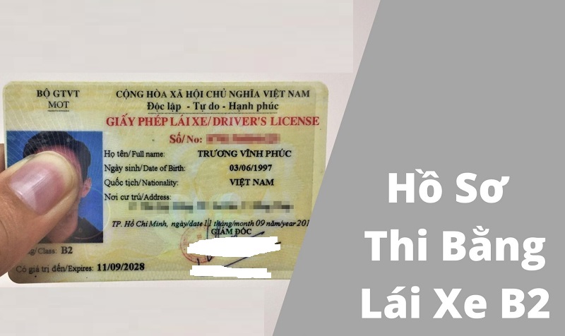 Chuẩn bị hồ sơ học lái xe bằng B2