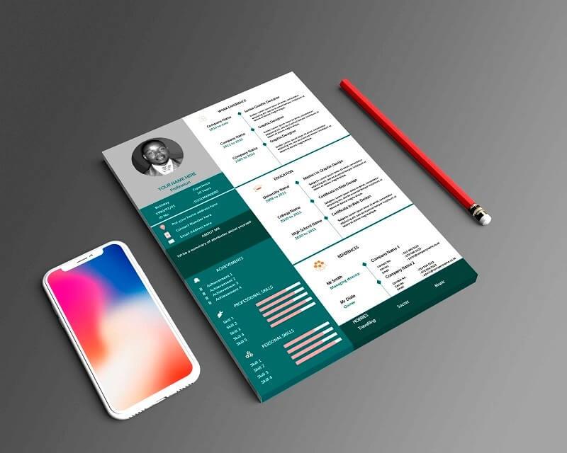 Giới thiệu về file CV mẫu PSD