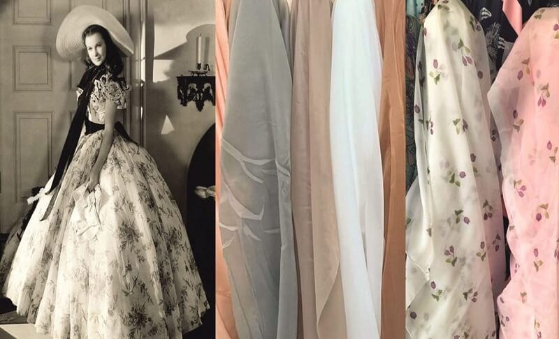 Vải voan kính dùng trong may mặc