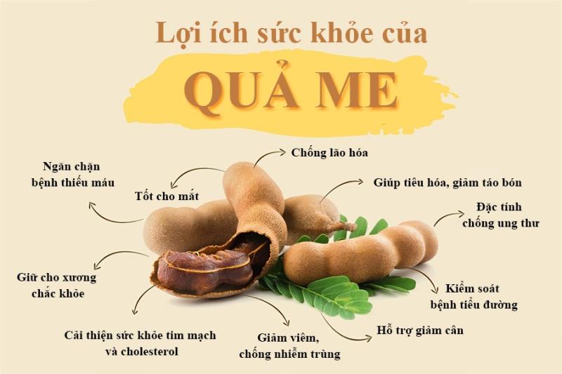 Bạn đã biết được ăn me có tác dụng gì