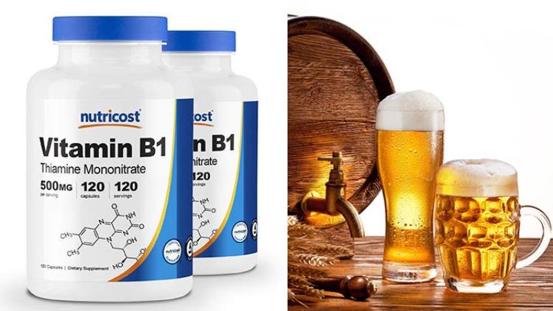 Ủ tóc cùng vitamin B1 và bia