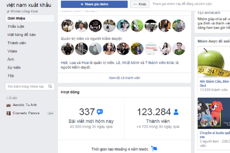 Bán hàng trên group Facebook