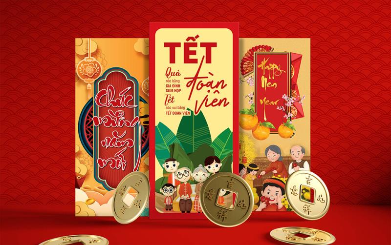 Bán pháo bông và phong bao lì xì