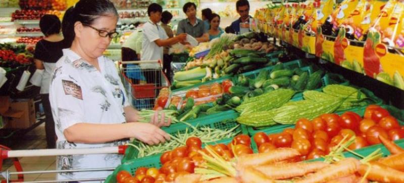 Bán các loại thực phẩm, rau củ cho ngày Tết