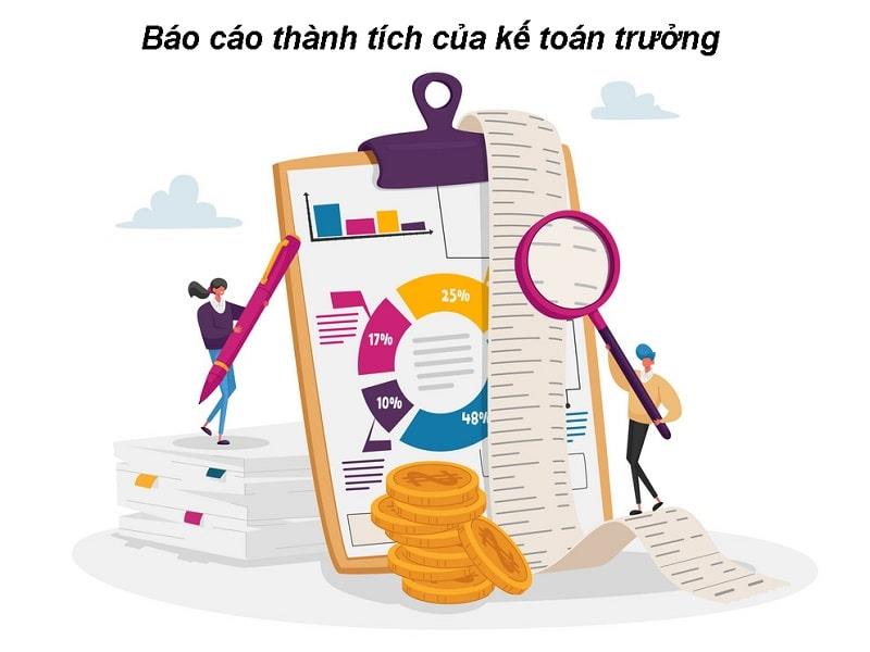 Viết thành tích chi tiết trong báo cáo thành tích