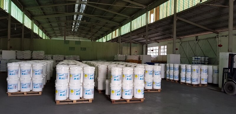 Bảo quản clorua vôi ở nơi khô ráo và thoáng mát