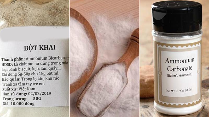 Bảo quản bột khai ở nơi khô ráo và thoáng mát