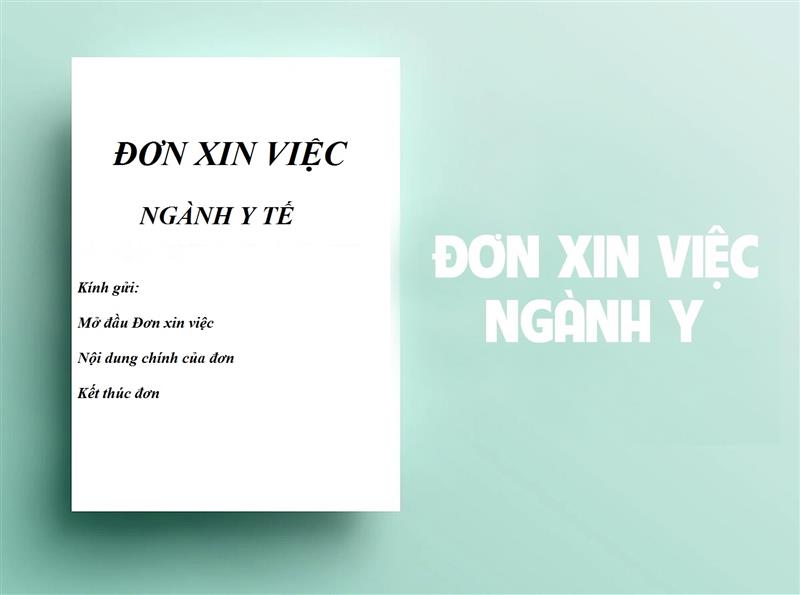 Bí quyết viết đơn xin việc ngành y tế