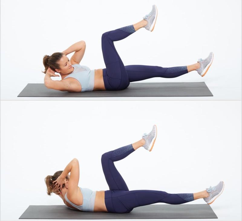Bài tập Bicycle Crunches
