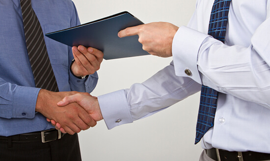 Ghi thông tin của các bên tham gia