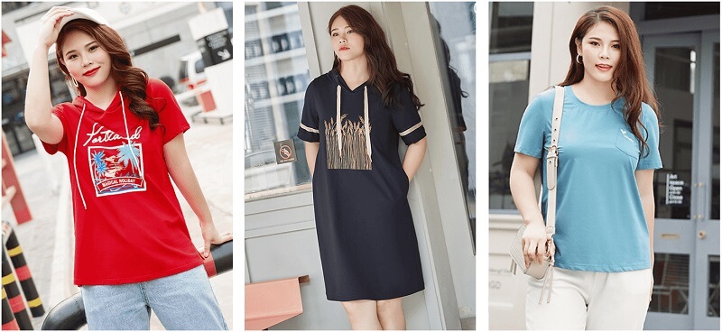 Trang phục big size mang lại cảm giác thoải mái