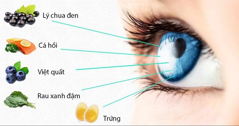 Thực phẩm cung cấp lượng vitamin dồi dào cho đôi mắt