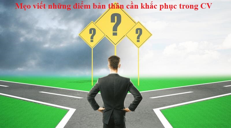 Mẹo viết những điểm bản thân cần khắc phục trong CV 