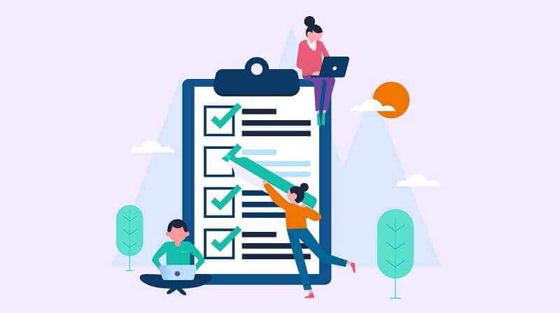 Khảo sát thường được thực hiện bằng email