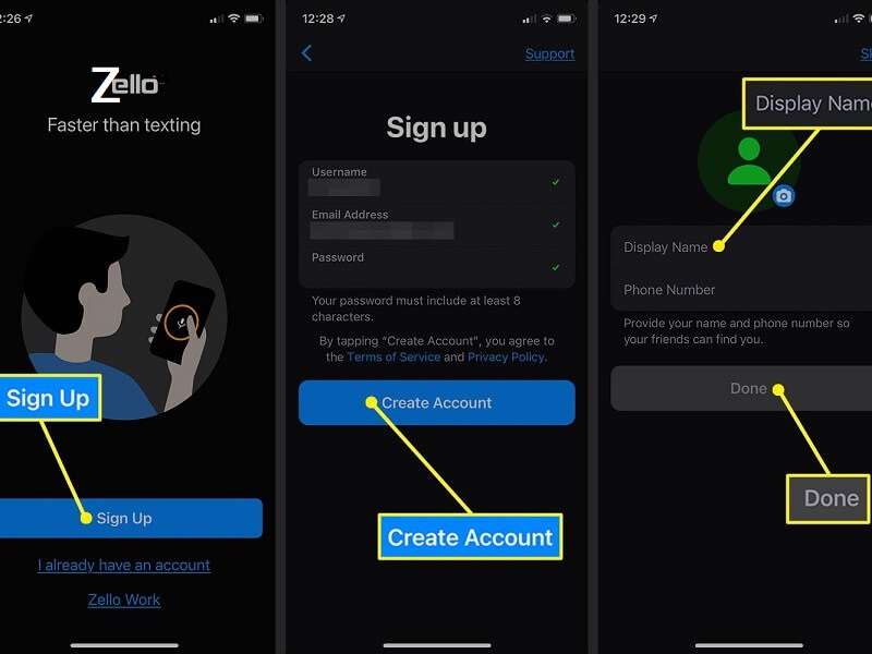 Cài đặt Zello thế nào