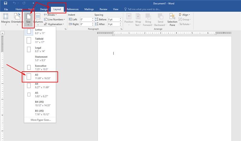 Cách in sơ yếu lý lịch A3 thứ nhất
